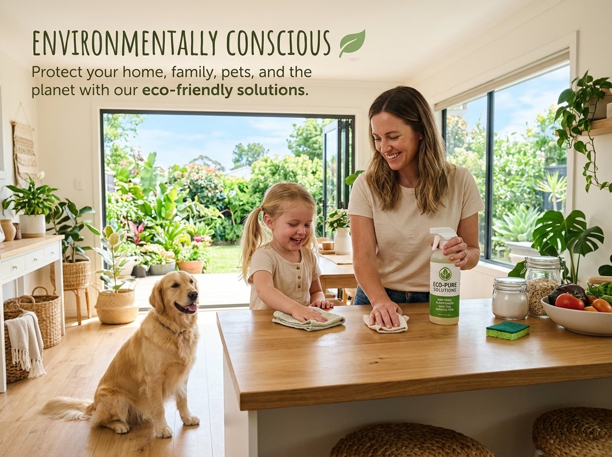 A family relaxing on protected furniture in a bright home.